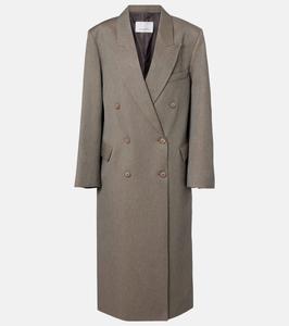 Двубортное пальто Джейн The Frankie Shop, Taupe Melange