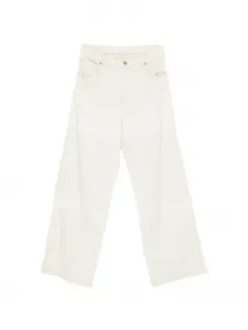 Джинсы широкого кроя Blumarine, бежевый