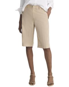 Короткие фактурные шерстяные шорты Vince средней посадки, коричневый