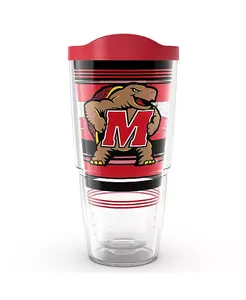 Классический стакан Hype Stripe от Maryland Terrapins, 24 унции Tervis Tumbler, multi
