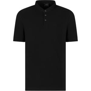 Поло AE мужское черное ARMANI EXCHANGE, черный