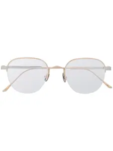 Очки в овальной оправе Cartier Eyewear, золотой