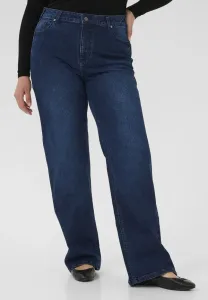 Kcflora расклешенные джинсы полной длины расклешенные джинсы Kaffe Curve, Dark Blue Denim