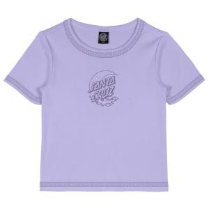 Женская футболка с рисунком луны и точками-отражателями спереди. Santa Cruz, Lavender