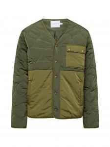Межсезонная куртка TOPMAN, хаки/оливковый