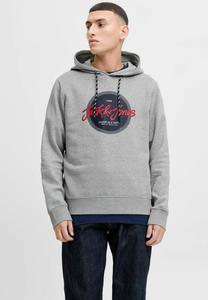 Худи Jack & Jones LOGO , Grey Melange/Grey