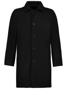 Короткое пальто черного цвета JP1880