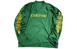 Футболка мужская зеленая Chrome Hearts, зеленый