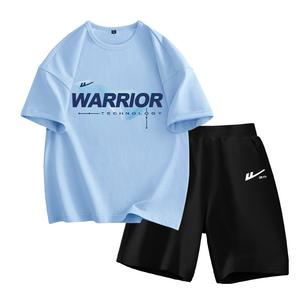Детская повседневная спортивная одежда WARRIOR, синий/h technology line - черный/h белый warrior little k