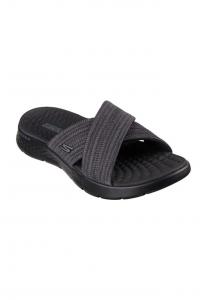 Go walk flex сандалии мюли плетеный вид Skechers, черный