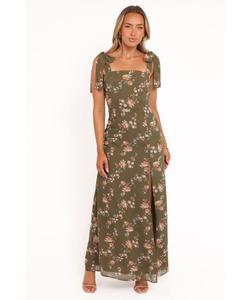 Женское длинное платье Renita, оливковый цвет Petal and Pup, Green