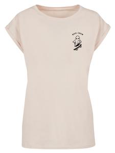 Футболка Boo Crew Halloween в цвете Whitesand с удлиненными плечами F4NT4STIC