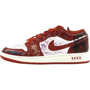 Детские кроссовки для скейтбординга Air 1 для начальной школы Jordan, красный/черный