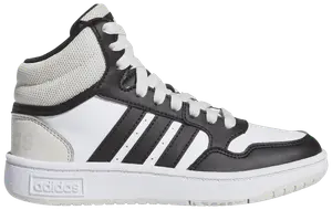 Кроссовки adidas Hoops Mid K 'Orbit Grey Black White', белый