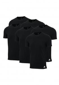 Футболка Adidas Crew Neck с круглым вырезом, мужская, хлопковая, 6 шт.
