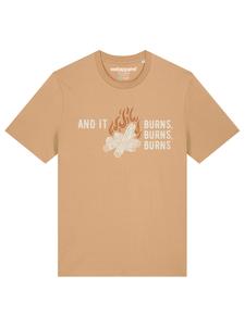 Рубашка Watapparel And It Burns, темно-бежевый