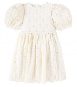 Платье Creta из хлопковой смеси с рукавами-фонариками The New Society, Macadamia