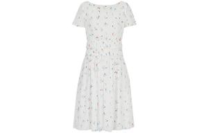 EMPORIO ARMANI Женское белое платье с короткими рукавами