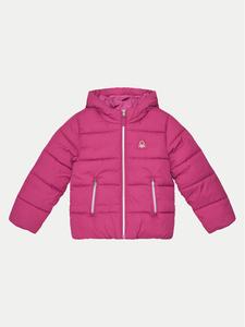 Пуховик стандартного кроя United Colors Of Benetton, розовый