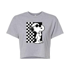 Укороченная футболка с рисунком Peanuts Cool Snoopy для подростков Licensed Character