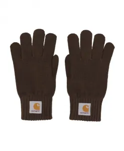 Перчатки для часов в ребристой отделке, баккай Carhartt Wip, коричневый