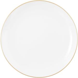 Блюдо для хлеба Liberty - золотой кант, диаметр 17,5 см Seltmann Weiden, белый/золотистый