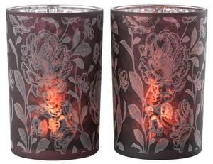 Подсвечник J-LINE Festive Fusion (2 шт), 12x12x12 см цвет silberfarben