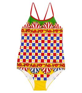 Печатный купальник Dolce&Gabbana Kids, Frigo 2 F.Multicolor