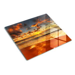 Тарелка 60x52 см Солнечный Берег TULUP, оранжевый