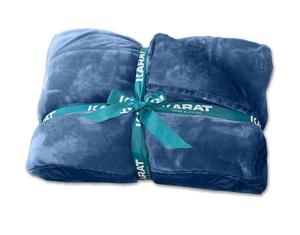 Мягкое одеяло KARAT Grace, темно-синий - белый - 220 х 240 см