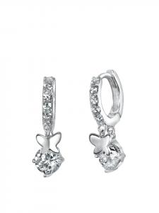 Lucardi Серьги в виде животных из стерлингового серебра 925 пробы