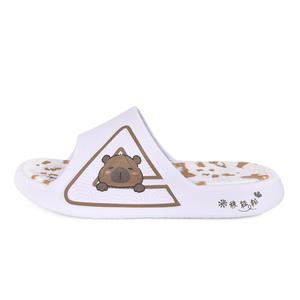 PEAK Тапочки-слайды Tai Ji1.0 с износостойкой амортизацией, мужские, белые, коричневые