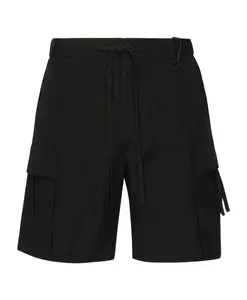 Ламинированные шорты Herno, черный