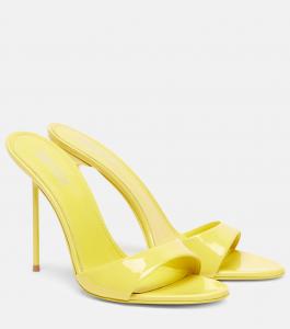 Лидия лаковые мюли Paris Texas, Sunflower