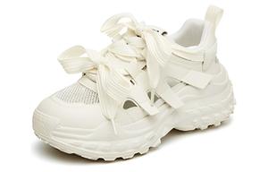 Низкие массивные кроссовки женские DAPHNE, бежево-зеленые