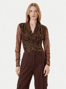 Блузка regular fit P53HVCMM Dkny, коричневый