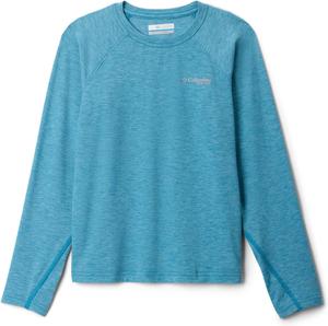 Columbia Boys PFG Uncharted рубашка с длинным рукавом, Blue Echo Heather
