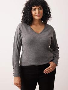 Свитер Trendyol Curve, темно-серый