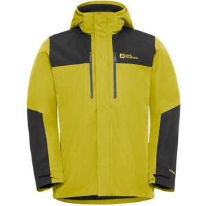 Двойная куртка Jasper 3in1 jkt m Jack Wolfskin, цвет chartreuse