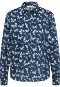 Блуза ETERNA, Navy/Gentian