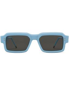 Солнцезащитные очки в прямоугольной оправе Thom Browne Eyewear, синий