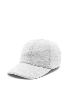 Бейсболка с кожаным ремешком Lorena Antoniazzi, серый