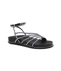 Сандалии Le Sillacon l'aggiunta di pelle, черный