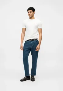 Комплект из 2 футболок из трикотажа очень узкого кроя, базовая футболка. Tommy Jeans, Ecru/White Clay