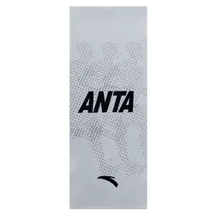 Йога полотенце 100% хлопок для плавания и фитнеса унисекс 40*110 см cloudy gray ANTA, серый