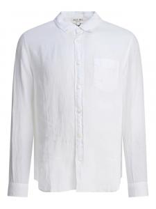 Льняная рубашка с длинным рукавом Alex Mill, белый