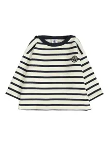 Футболка с длинными рукавами Petit Bateau, белый
