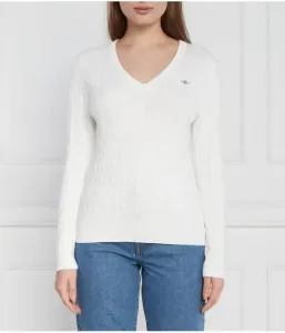 Свитер regular fit Gant, белый