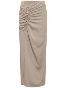 Юбка с драпировкой The Mannei, нейтральный цвет