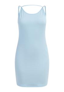 Платье myMo Mini Aus Rippstrick, светло-синий